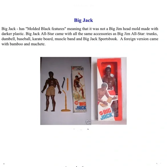 Poupée Big Jim / Big Jack Mattel - Vintage 1971 - État D'occasion (voir Photos)